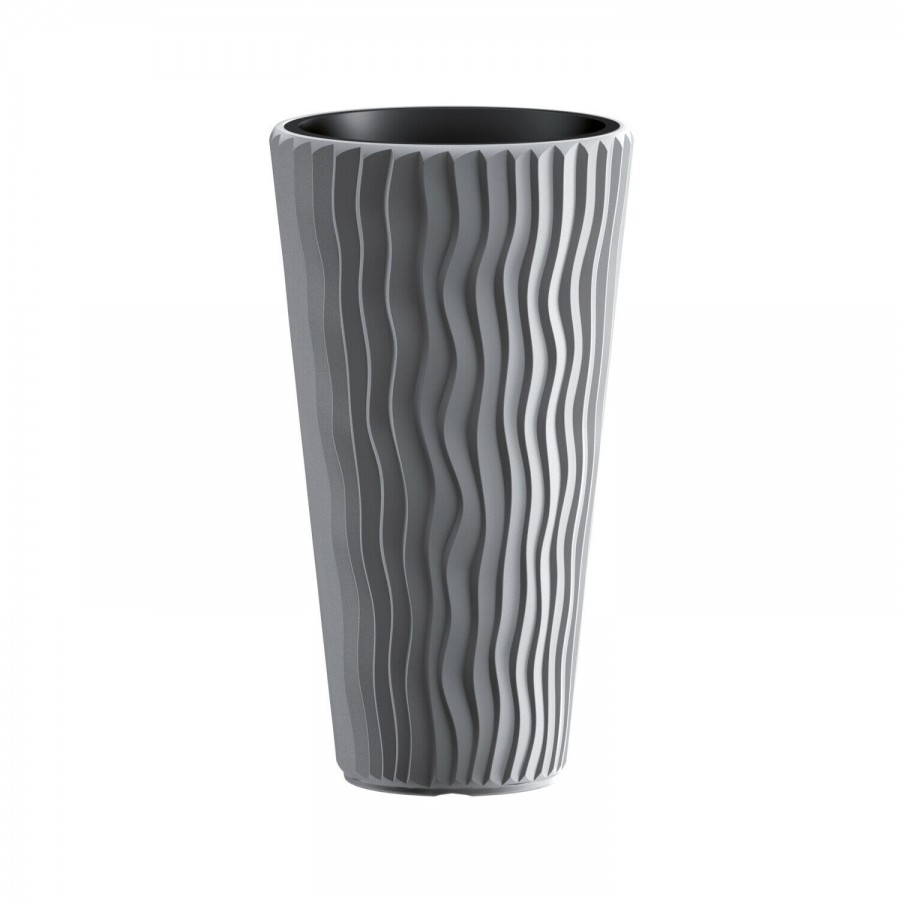 VASO SANDY SLIM CINZA - 350CM VASO SANDY SLIM CINZA - 350CM