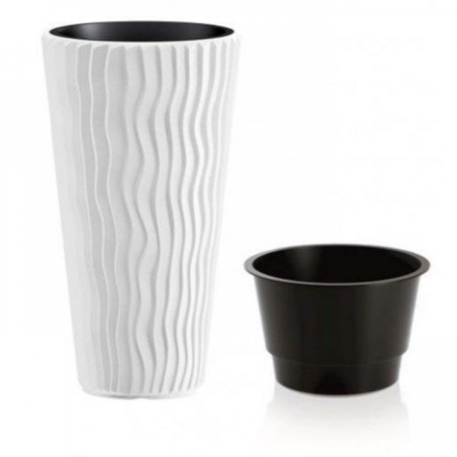 VASO SANDY SLIM BRANCO - 350CM VASO SANDY SLIM BRANCO - 350CM
