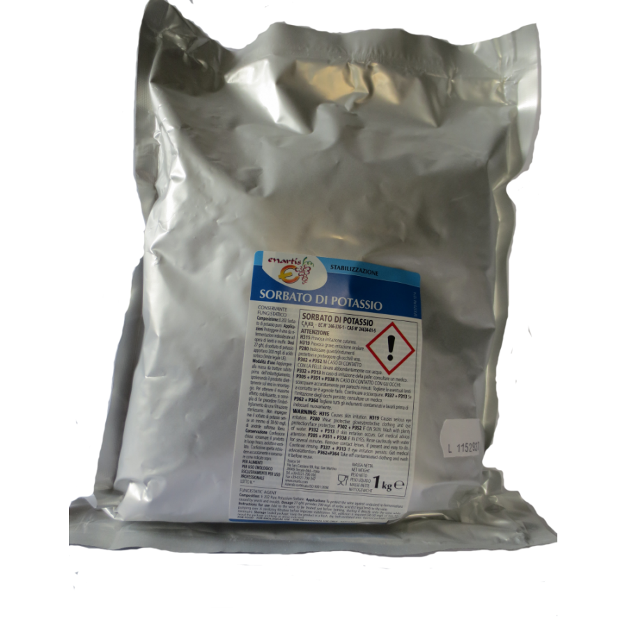 SORBATO DE POTASSIO - 1 KG SORBATO DE POTASSIO - 1 KG