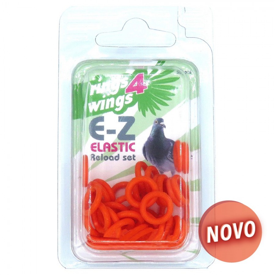 ANILHAS POMBOS ELASTICAS 50 UNIDADES LARANJA ANILHAS POMBOS ELASTICAS 50 UNIDADES LARANJA