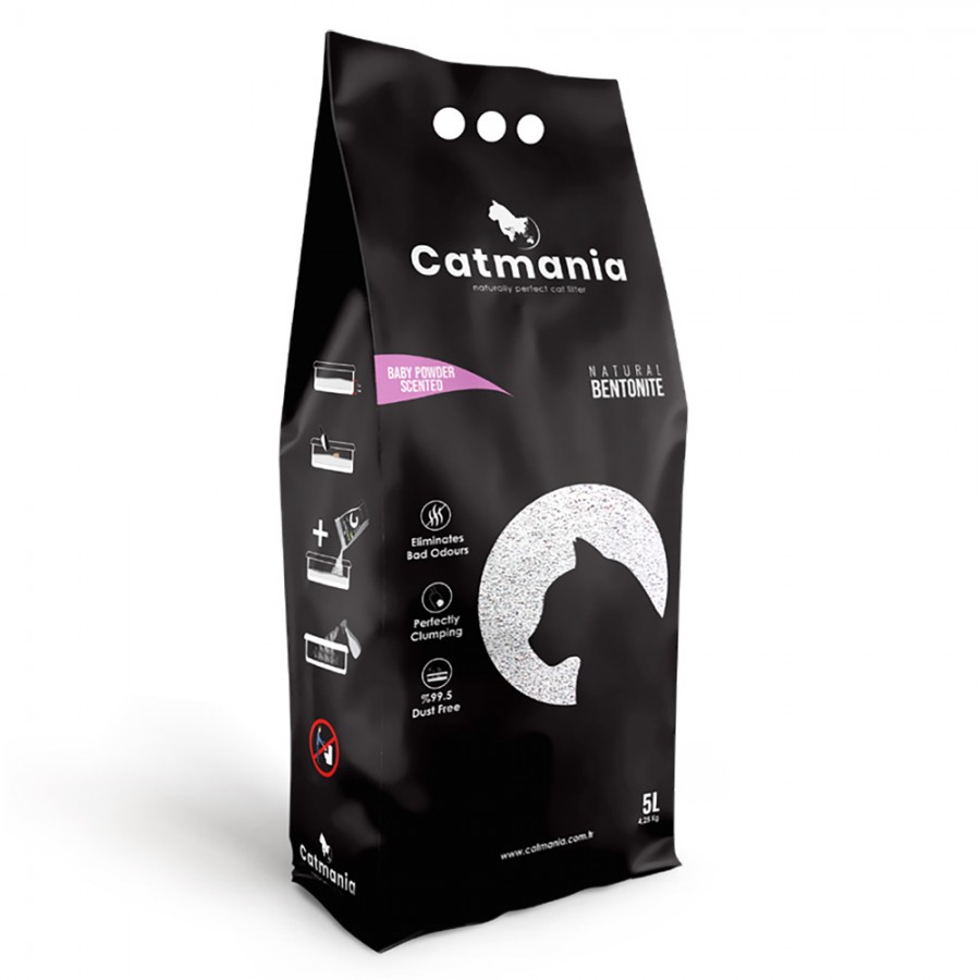 AREIA P/GATOS- LITTER BENTONITE "WHITE COMPACT"(TALCO)- 5LT / 4,5 KG AREIA P/GATOS- LITTER BENTONITE "WHITE COMPACT"(TALCO)- 5LT / 4,5 KG