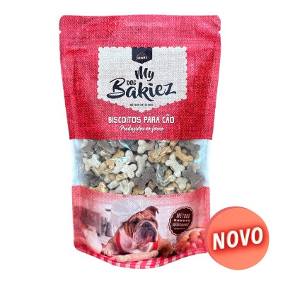 MY BAKIEZ BISCOITOS PARA CÃO "MINI OSSOS MIX" - 350 GR
