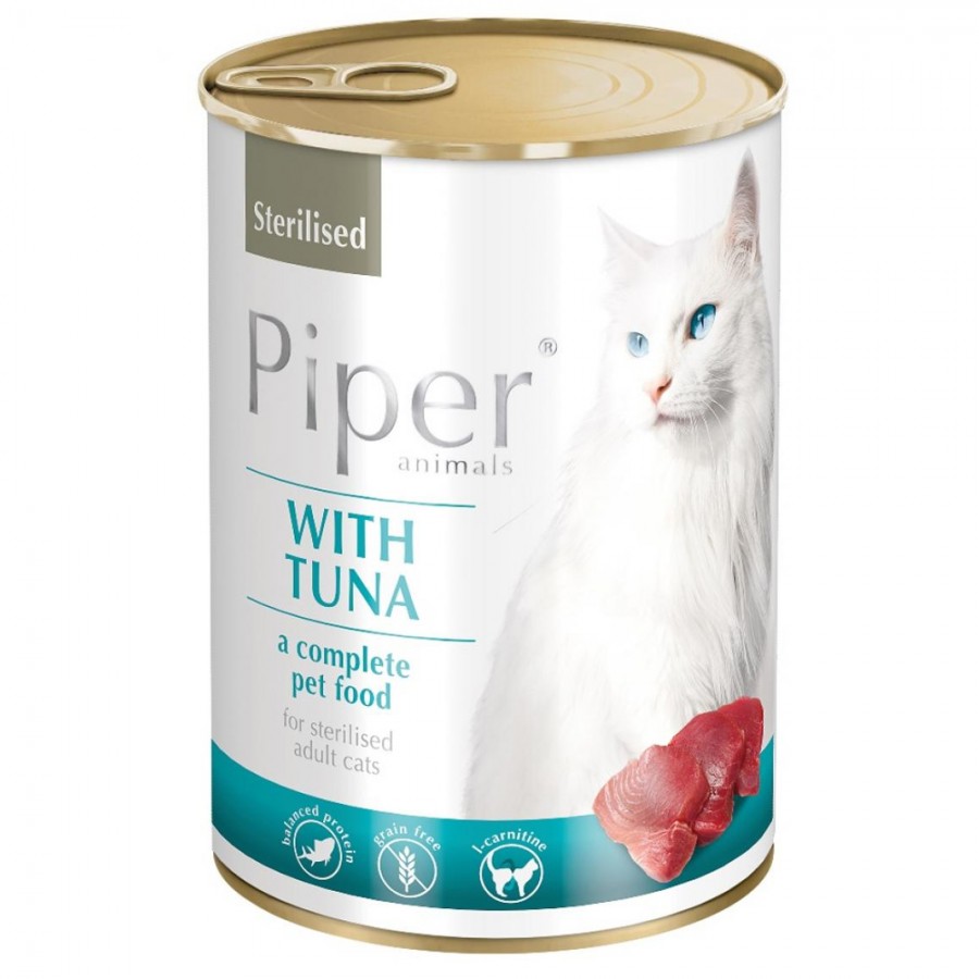 PIPER - GATO ADULTO COM ATUM - ESTERILIZADO (GRAIN FREE)- 400GR