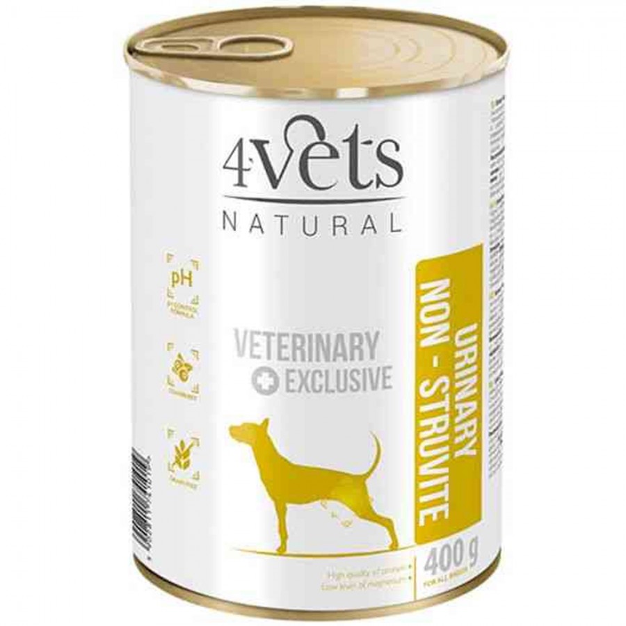 4VETS - CÃO ADULTO DIETA VETERINÁRIA -URINARY SUPPORT -400GR 4VETS - CÃO ADULTO DIETA VETERINÁRIA -URINARY SUPPORT -400GR