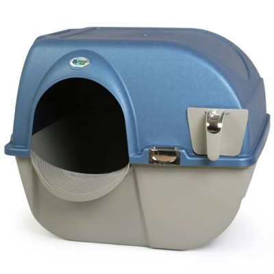 TOILETE "ROLL"N"CLEAN" PARA GATOS GRANDE AZUL