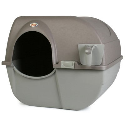 TOILETE "ROLL"N"CLEAN" PARA GATOS PEQUENA CINZA