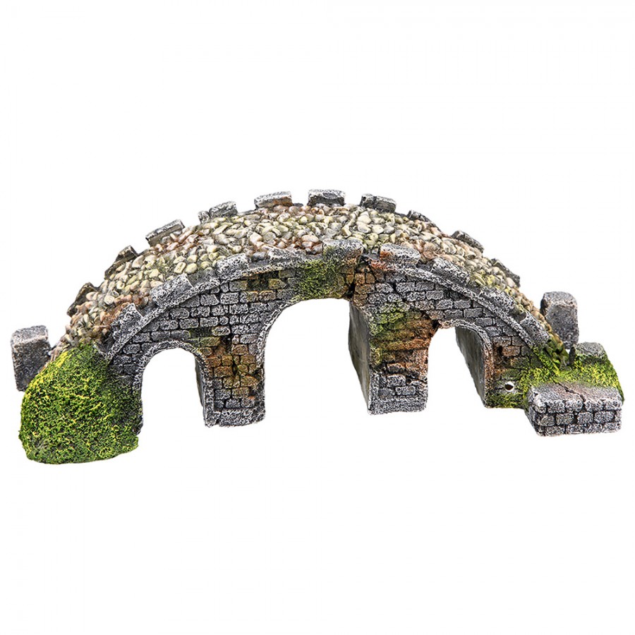 DECORAÇÃO PARA AQUÁRIO - PONTE ROMANA