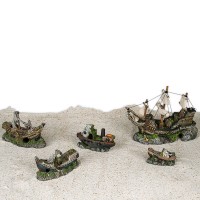DECORAÇÃO PARA AQUÁRIO - DESTROÇOS DE NAVIO