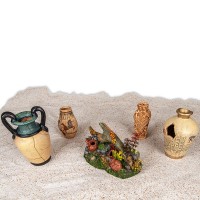 DECORAÇÃO PARA AQUÁRIO - VASO EGÍPCIO GRANDE DECORAÇÃO PARA AQUÁRIO - VASO EGÍPCIO GRANDE