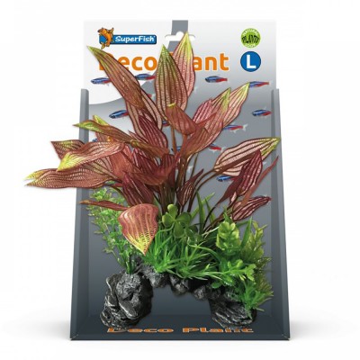 DECORAÇÃO PARA AQUÁRIO - PLANTAS ARTIFICIAIS PARA AQUÁRIO- HENKELIANUS (L)