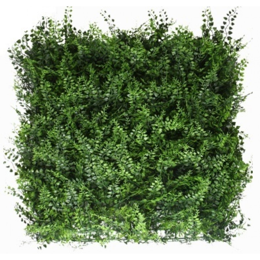 JARDIM VERTICAL ARTIFICIAL MODELO FERN- 50X50CM