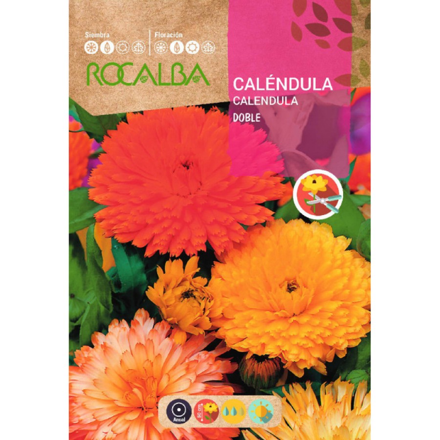 S.CALENDULA ROCALBA DOBRADA VARIADA