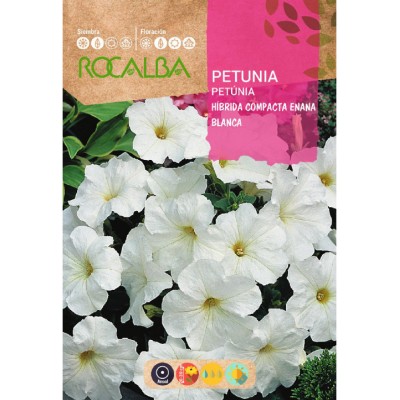 S.PETUNIA ROCALBA BRANCA ANA HIBRIDO