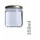 FRASCO DE VIDRO REDONDO 350 ml C/TAMPA DOURADA