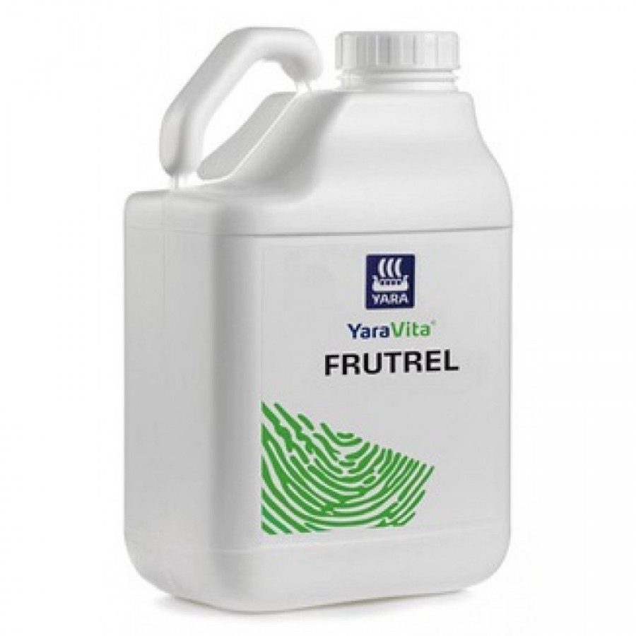 ADUBO YARA VITA FRUTREL 4,3%N; 15%P2O5; 17,5%CaO; 6,3%MgO; 1,3%B; 2,5%Zn -10 LT ADUBO YARA VITA FRUTREL 4,3%N; 15%P2O5; 17,5%CaO; 6,3%MgO; 1,3%B; 2,5%Zn -10 LT