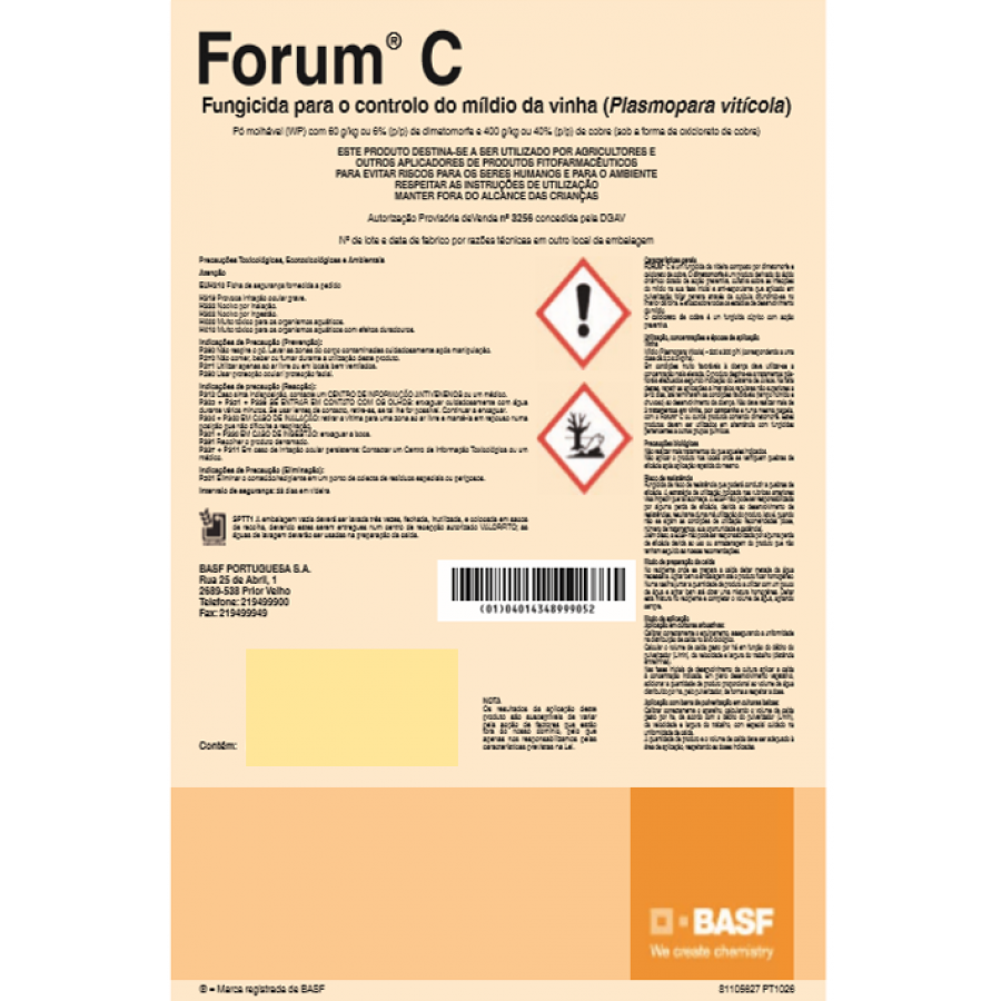BASF FORUM C AV 3256 - 300 GR BASF FORUM C AV 3256 - 300 GR