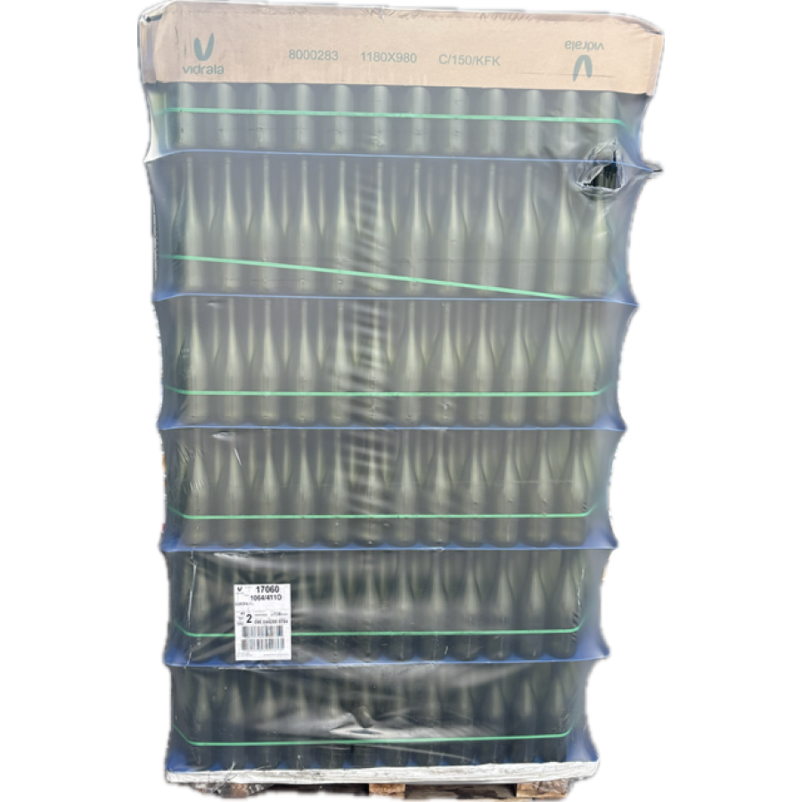 GARRAFA DE VIDRO DE ROSCA BORGONHA EUROPA 1LT- PALETE (1002 UNIDADES)