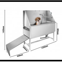BANHEIRA C/PORTA E RAMPA 1250 X 885 X 560 - AÇO INOX BANHEIRA C/PORTA E RAMPA 1250 X 885 X 560 - AÇO INOX