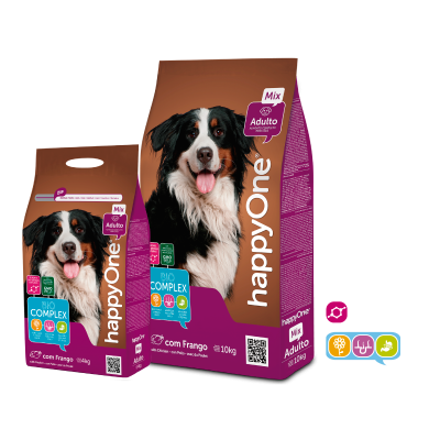 HAPPY ONE CAES ADULTO MANUTENÇAO MIX - SC  18 KG