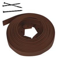 SEPARADOR DE RELVA TIPO L FIXAÇÃO C/30 PREGOS CASTANHO 50MM X 10MT SEPARADOR DE RELVA TIPO L FIXAÇÃO C/30 PREGOS CASTANHO 50MM X 10MT