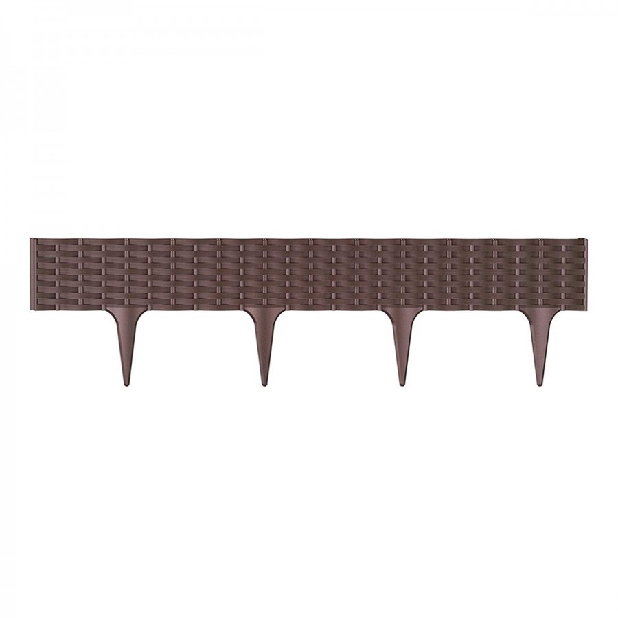 BORDADURA PARA JARDIM IBRA CASTANHO - 3,90MT BORDADURA PARA JARDIM IBRA CASTANHO - 3,90MT
