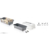 MESA DE CULTIVO RESPANA WOOD 3 EM 1 BAIXA - CINZA