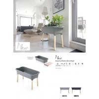 MESA DE CULTIVO RESPANA WOOD 3 EM 1 ALTA - CINZA MESA DE CULTIVO RESPANA WOOD 3 EM 1 ALTA - CINZA