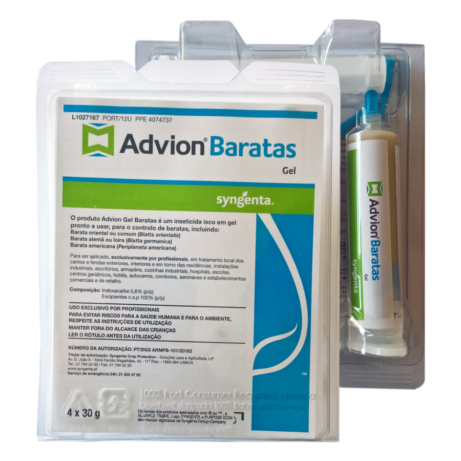 ADVION GEL BARATAS - 4X 30GR ADVION GEL BARATAS - 4X 30GR