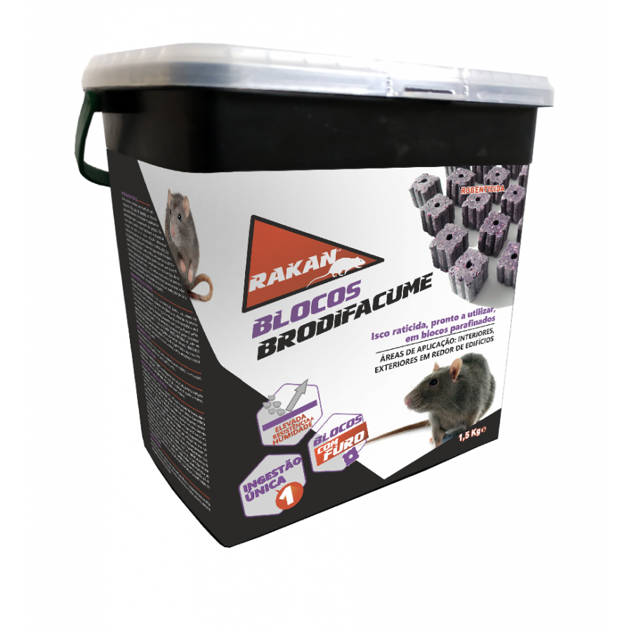 ISOTEK RAKAN BLOCOS C/ FURO BRODIFACUME  - CX 1,5 KILO