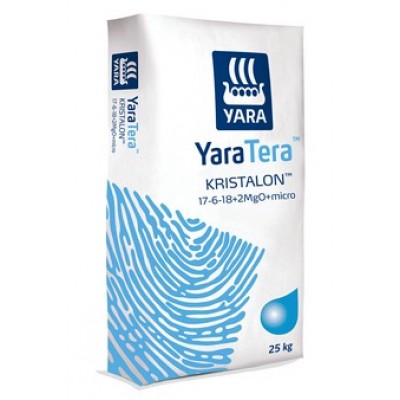ADUBO YARA KRISTALON AZUL 17.6.18+2MGO   - SC 25 KG