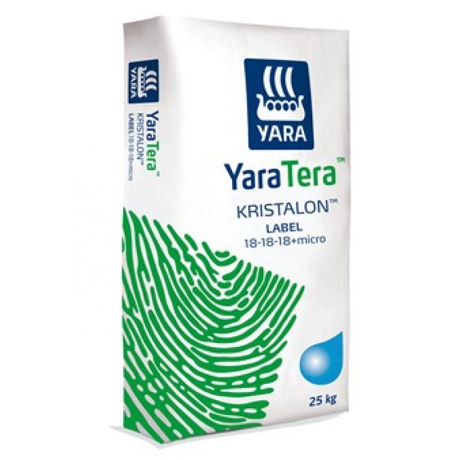 ADUBO YARA KRISTALON VERDE 18.18.18 - SC 25 KG ADUBO YARA KRISTALON VERDE 18.18.18 - SC 25 KG