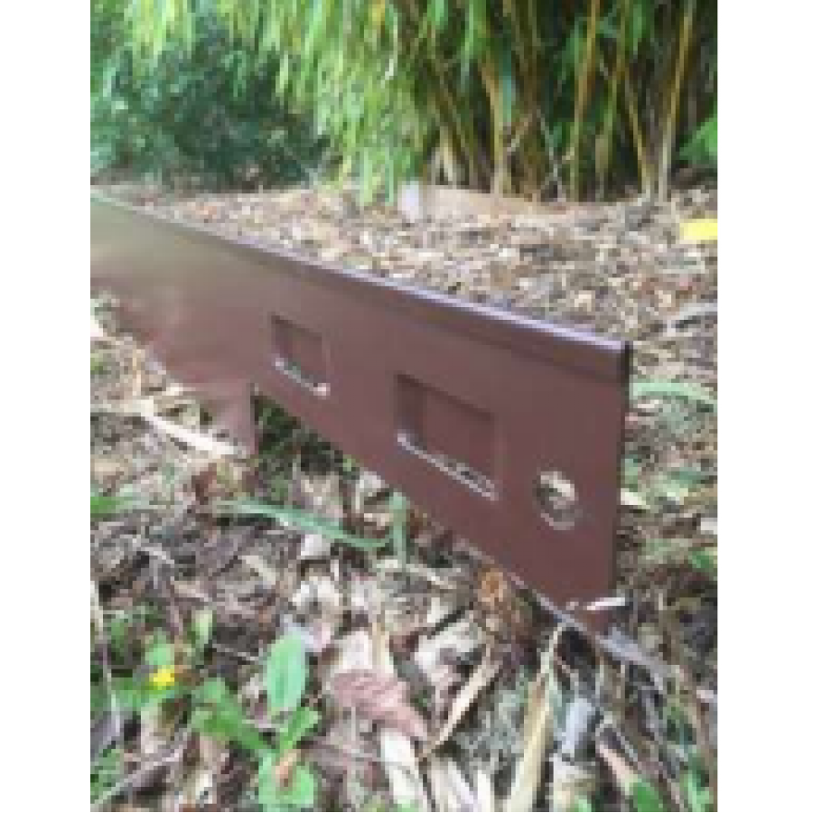 LANCIL DE AÇO SAFE GALVANIZADO CASTANHO 2000MM X100X1.25MM - UNIDADE LANCIL DE AÇO SAFE GALVANIZADO CASTANHO 2000MM X100X1.25MM - UNIDADE