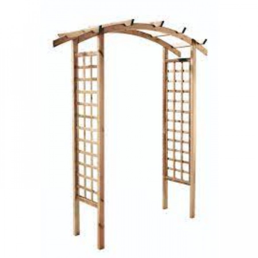 PERGOLA EM MADEIRA LUNA ARCO 108X49X222CM