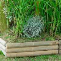BORDADURA PARA JARDIM DE MADEIRA BOCAGE - 30X55CM BORDADURA PARA JARDIM DE MADEIRA BOCAGE - 30X55CM
