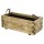 FLOREIRA EM MADEIRA RETANGULAR BAROQUE COM ASAS 90X40X33CM
