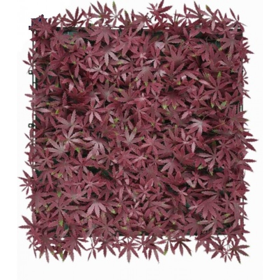 JARDIM VERTICAL ARTIFICIAL MODELO MAPLE- 50X50CM JARDIM VERTICAL ARTIFICIAL MODELO MAPLE- 50X50CM