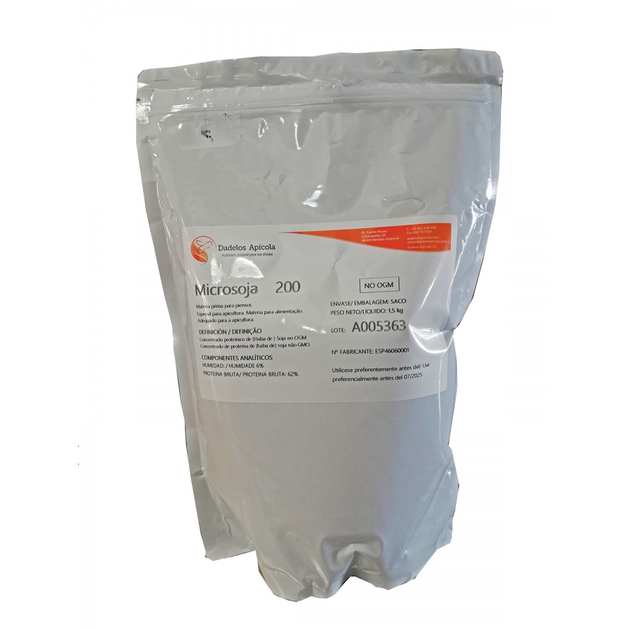 MICROSOJA 200 - CONCENTRADO PROTEICO DE SOJA - SACO 1.5KG MICROSOJA 200 - CONCENTRADO PROTEICO DE SOJA - SACO 1.5KG
