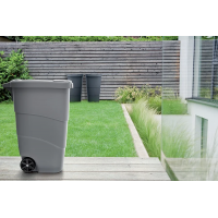 CONTENTOR DO LIXO 95 LT ANTRACITE