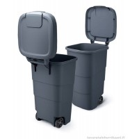 CONTENTOR DO LIXO 95 LT ANTRACITE
