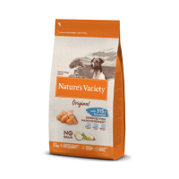NATURE'S VARIETY ORIGINAL  CAO ADULTO MINI NO GRAIN SALMÃO - 1.5 KG