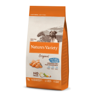 NATURE'S VARIETY ORIGINAL  CAO ADULTO MINI NO GRAIN SALMÃO - 7 KG