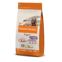 NATURE'S VARIETY ORIGINAL  CAO ADULTO MEDIUM/MAXI  NO GRAIN PERÚ -  2 KG