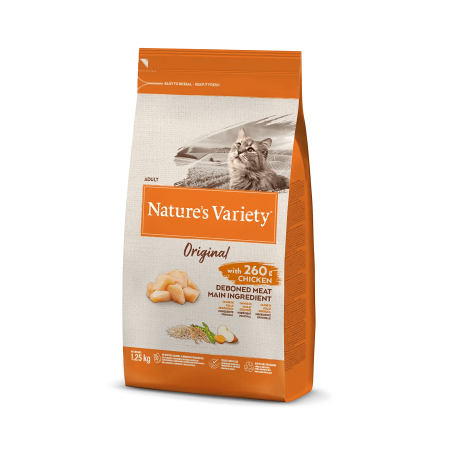 NATURE'S VARIETY ORIGINAL GATO ADULTO FRANGO - 1,25KG NATURE'S VARIETY ORIGINAL GATO ADULTO FRANGO - 1,25KG