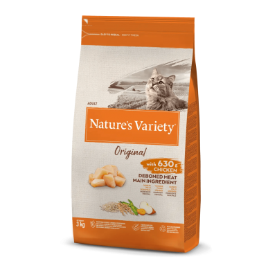 NATURE'S VARIETY ORIGINAL  GATO ADULTO FRANGO - 3KG