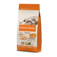 NATURE'S VARIETY SELECTED GATO STERILIZED/NEUTEREDADULTO NO GRAIN FRANGO DO CAMPO - 7KG NATURE'S VARIETY SELECTED GATO STERILIZED/NEUTEREDADULTO NO GRAIN FRANGO DO CAMPO - 7KG