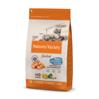NATURE'S VARIETY SELECTED  GATO  STERILIZED/NEUTEREDADULTO NO GRAIN SALMÃO DA NORUEGA - 3KG
