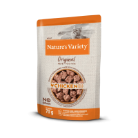 NATURE'S VARIETY ORIGINAL GATO WET NO GRAIN FRANGO  ( 12X70G)