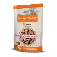 NATURE'S VARIETY ORIGINAL GATO WET NO GRAIN VACA E FRANGO (12X70G) NATURE'S VARIETY ORIGINAL GATO WET NO GRAIN VACA E FRANGO (12X70G)