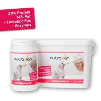NUTRAVIAN HE- ALTA ENERGIA- PAPA P/PAPAGAIOS- 1KG