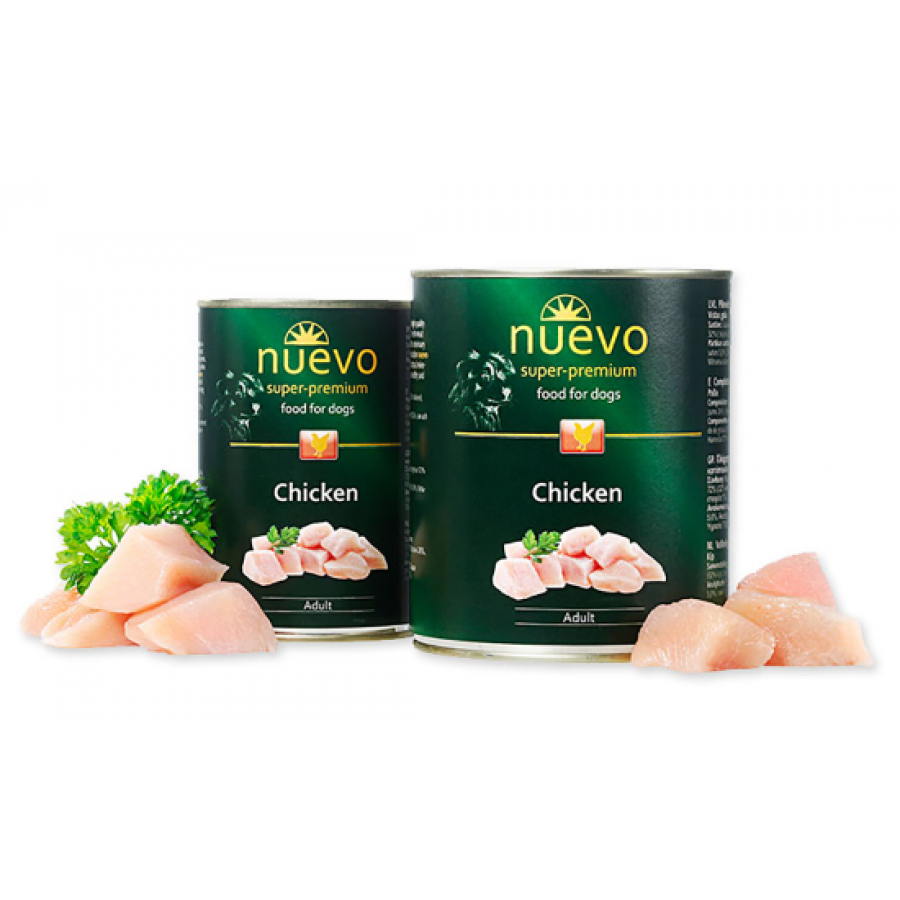 NUEVO CAO ADULTO WET FRANGO - LATA 400G NUEVO CAO ADULTO WET FRANGO - LATA 400G